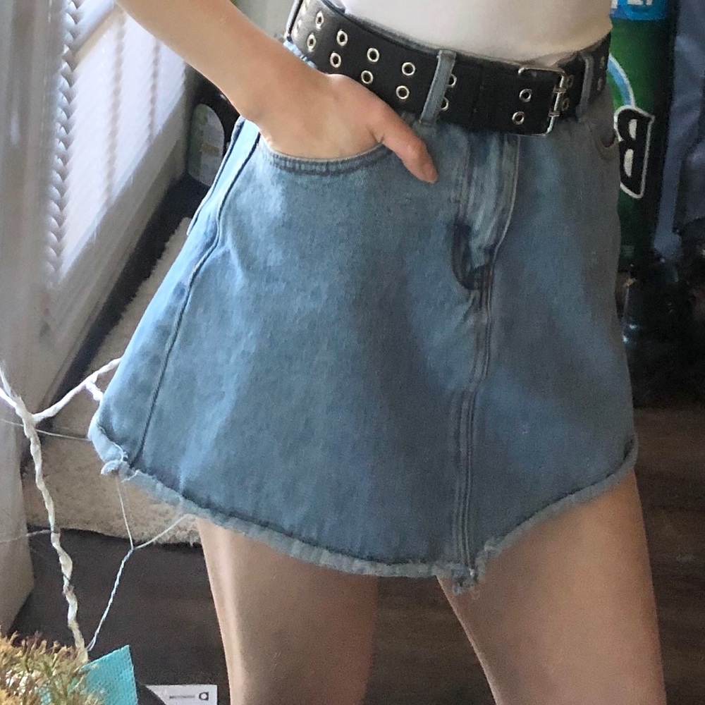 Brandy Melville John Galt denim mini skirt
